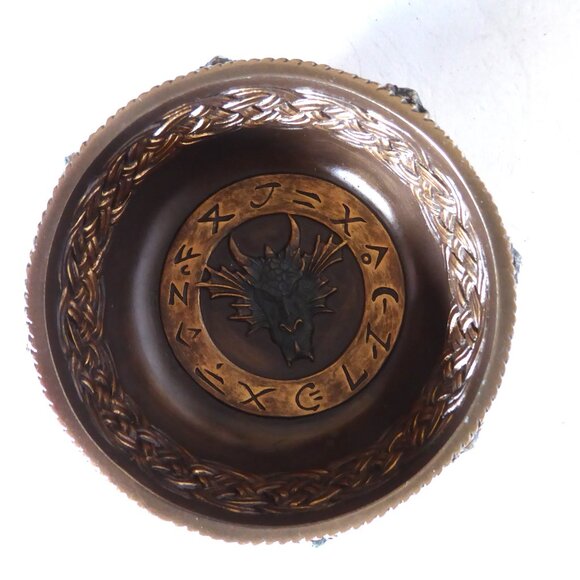 NEW DESIGN TOSCANO DRAGON EYE MYSTICAL GOTHIC ODDITY LIDDED TRINKET SAFE BOX - Picture 8 of 13